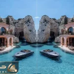معماری خلاقانه؛ خونه اعیونی ساخته استخرش به دریا راه داره با ستون ساحل تکمیل شده
