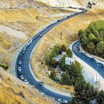 ترافیک سنگین در جاده‌های شمالی منتهی به تهران