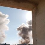 لحظاتی قبل جنگنده‌های اسرائیلی جنوب سوریه را بمباران کردند