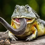 مستند حیات وحش / مار به خواب هم نمیدید روزی لقمه قورباغه لزج شود