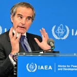 گروسی: اورانیوم غنی‌شده هنوز در سایت‌های بمباران‌شده ایران است