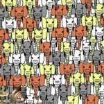 بازی فکری؛ اگه با هوشت زدی استخوان ترکوندی بین فیل ها پاندا رو پیدا کن