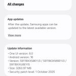 پس از توقف کوتاه، آپدیت One UI 8 مجددا برای سری گلکسی S23 سامسونگ منتشر شد