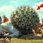 حیات وحش مصنوعی؛ تلاش تیم نجات برای خلاصی اسب بی پناه از نفرین کاکتوس غول