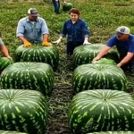 کشاورزی نوین؛ هندونه مکعبی پرورش دادن هر یه دونه اش برا 50 نفر بسه