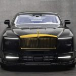 رولزرویس اسپکتر منصوری با تزئینات طلا و فیبر کربن، اوج تجمل و شکوه را به نمایش می‌گذارد